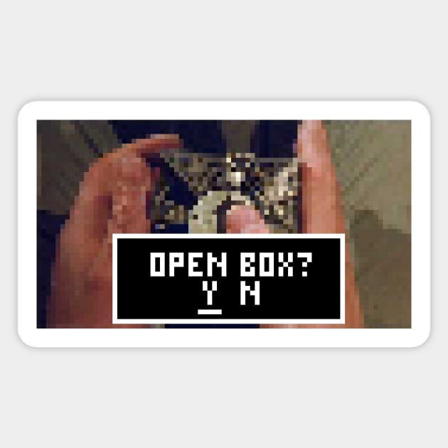 Open the box? Sticker by nickedenholm